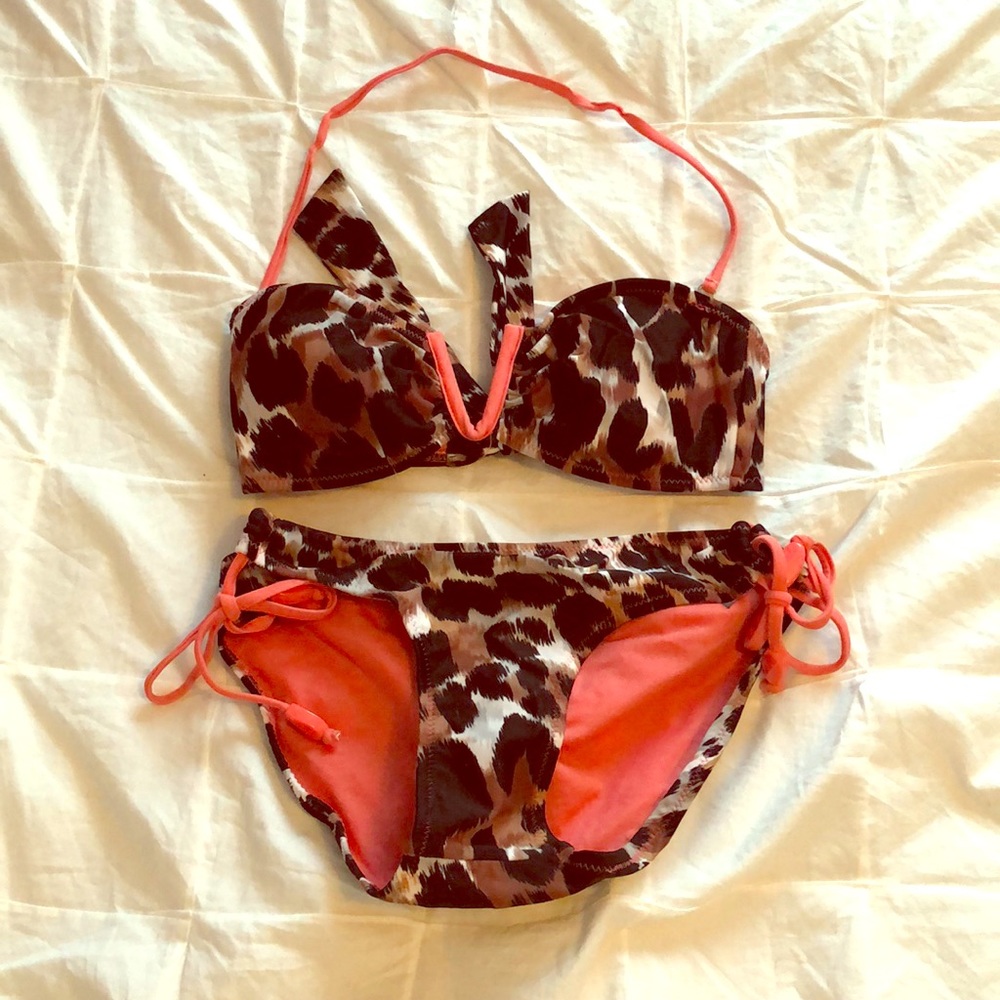 Leopard print Xhilaration bikini